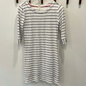 Hatley cotton dress. Size S. Navy and white